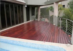 Our balconies and decks are treated to withstand the elements of nature.