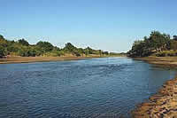 The Olifants River winds its way past Phalaborwa
